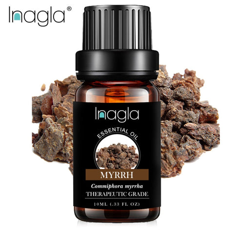 Inagla Myrrh Essential Oil Pure Natural 10ML Pure Essential Oils Aromatherapy Diffusers Oil Relieve Stress Home Air Care