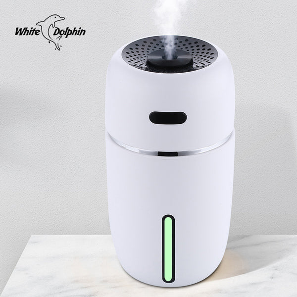White Dolphin Mini USB Air Humidifier Aroma Diffuser With Changing LED Air Vaporizer Car Essential Oil Aromatherapy Diffuser