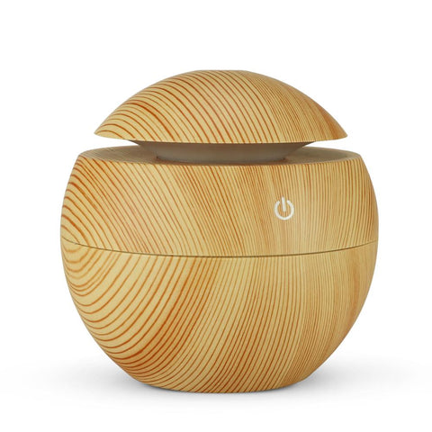 NMT-036 7 Colors Change LED Night light USB Aroma Air Humidifier Essential Oil Diffuser Wood Grain Ultrasonic Cool Mist Maker