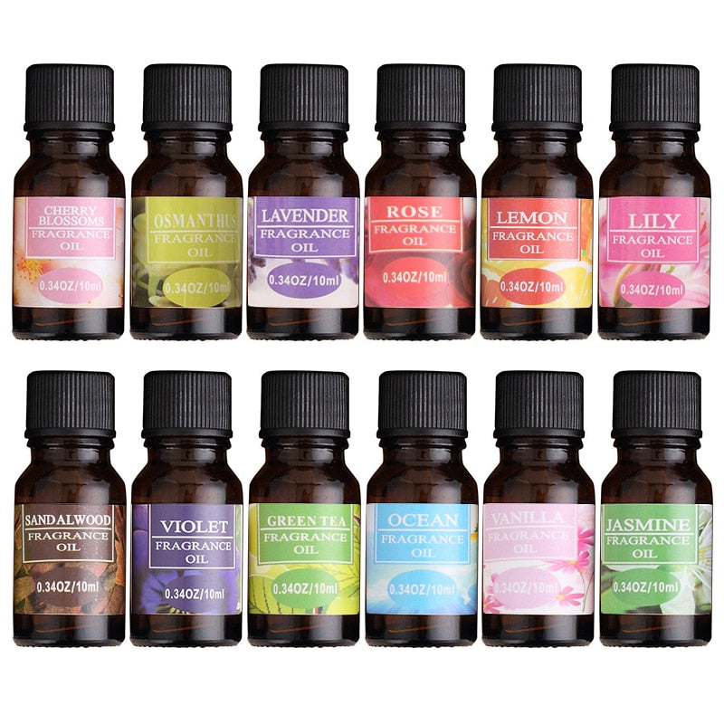 Natural Plant Extract Essential Oil Water-soluble Flower Fragrance Relieve Stress Humidifier Lamp Air Freshening Aromatherapy