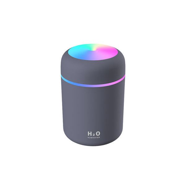 300ML White Mini Air Humidifer Aroma Essential Oil Diffuser with Romantic Lamp USB Mist Maker Aromatherapy Humidifiers for Home