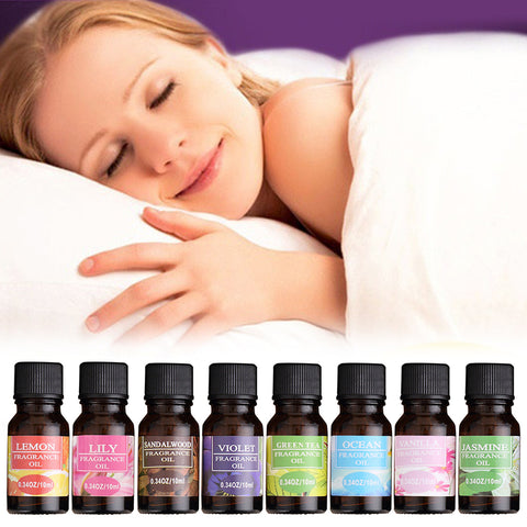 10ml Pure Natural Air Freshening Dropper Essential Oils For Aromatherapy Diffusers Help Relieve Stress Skin Care Improve Sleep
