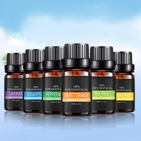 Pure Plant Essential Oils For Aromatic Aromatherapy Diffusers Aroma Oil Lavender Lemongrass Tea Tree Oil Natural Home Air Care
