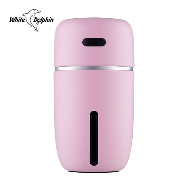 White Dolphin Mini USB Air Humidifier Aroma Diffuser With Changing LED Air Vaporizer Car Essential Oil Aromatherapy Diffuser